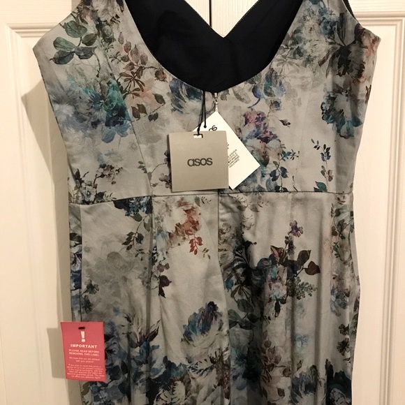 ASOS floral-print Hitchcock midi dress - Picture 7 of 8